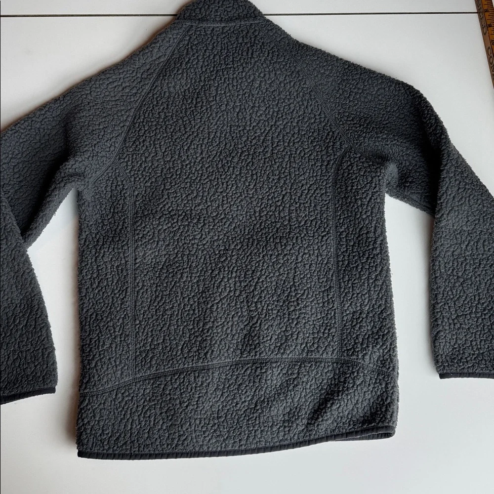 Patagonia kids Retro X Sherpa Fleece Jacket with Bright Blue Accents size XL